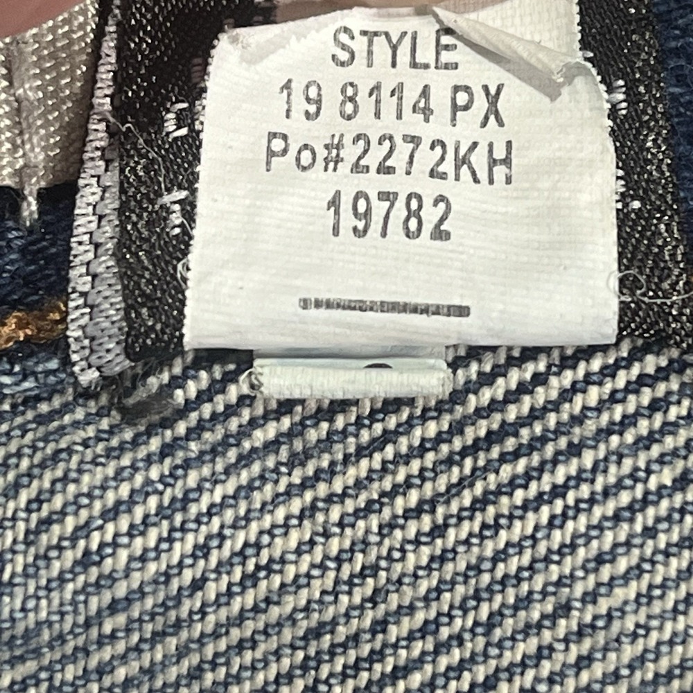 Y2K Urban Pipeline Jeans 34x34 (32x33) Men 2000s 00s Baggy Wide Relaxed Straight - Picture 11 of 13